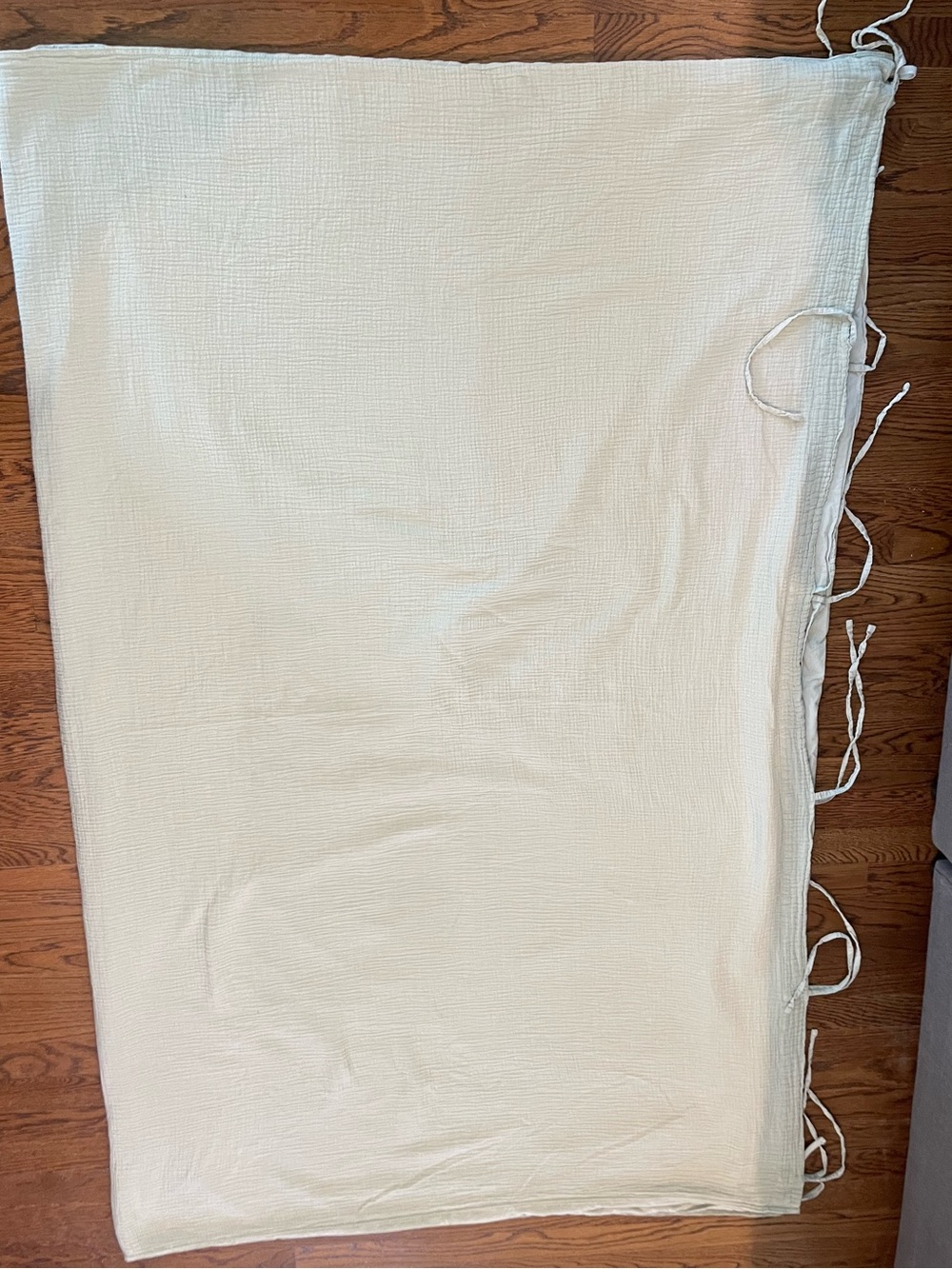 Pottery Barn Teen SOFT GAUZE Twin Duvet Cover Sage Green-Beach/College Dorm - Picture 5 of 8